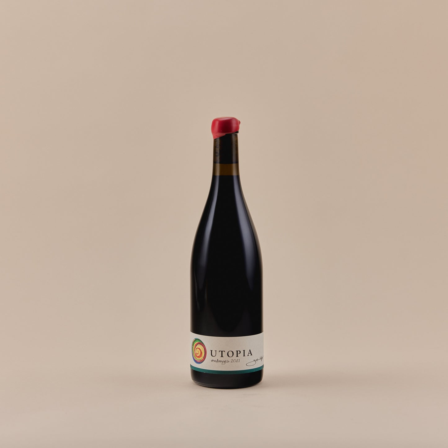 Vin De France Rouge 'Utopia', 2021 Chateau Thivin Bottle photo