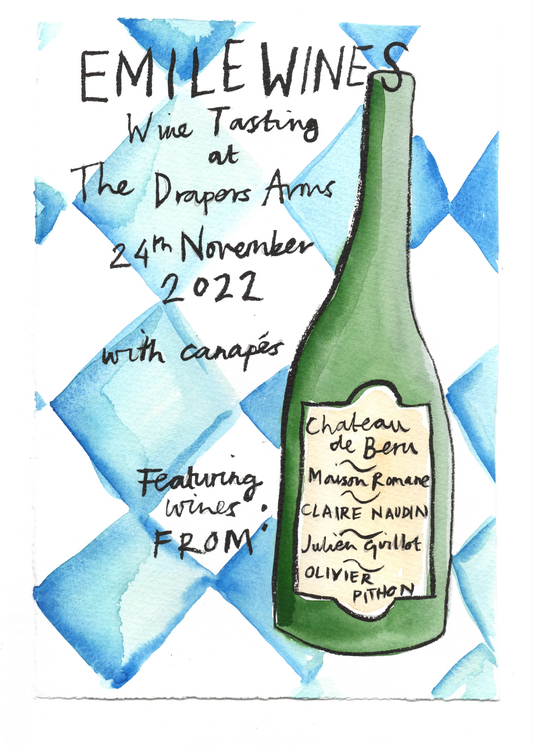 Wine Tasting @ Drapers Arms 24th November