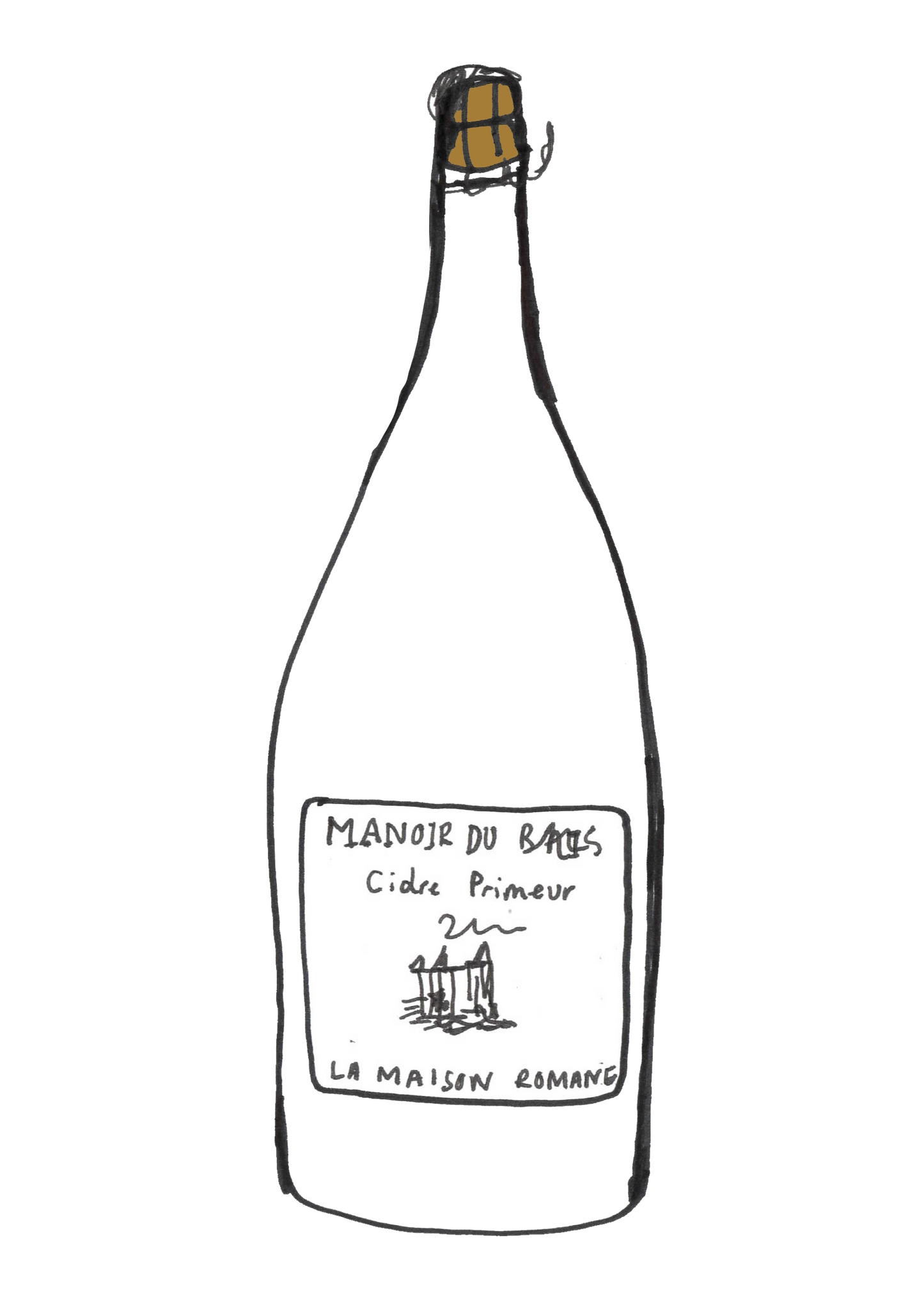 La Maison Romane, Manoir du Bais Cidre Primeur, 2022, Bottle | Côte de Nuits, Burgundy