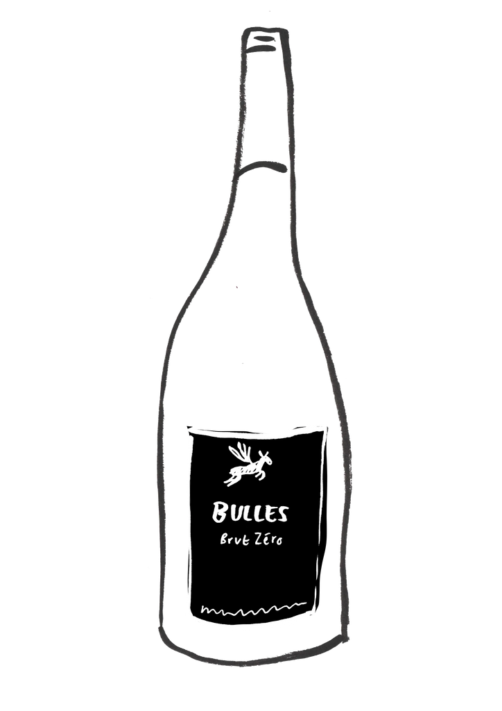 Bulles Brut Zéro, 2020 Clos des Breuilly Bottle illustration