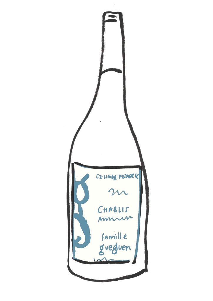 Chablis, 2021 Domaine Gueguen Bottle illustration