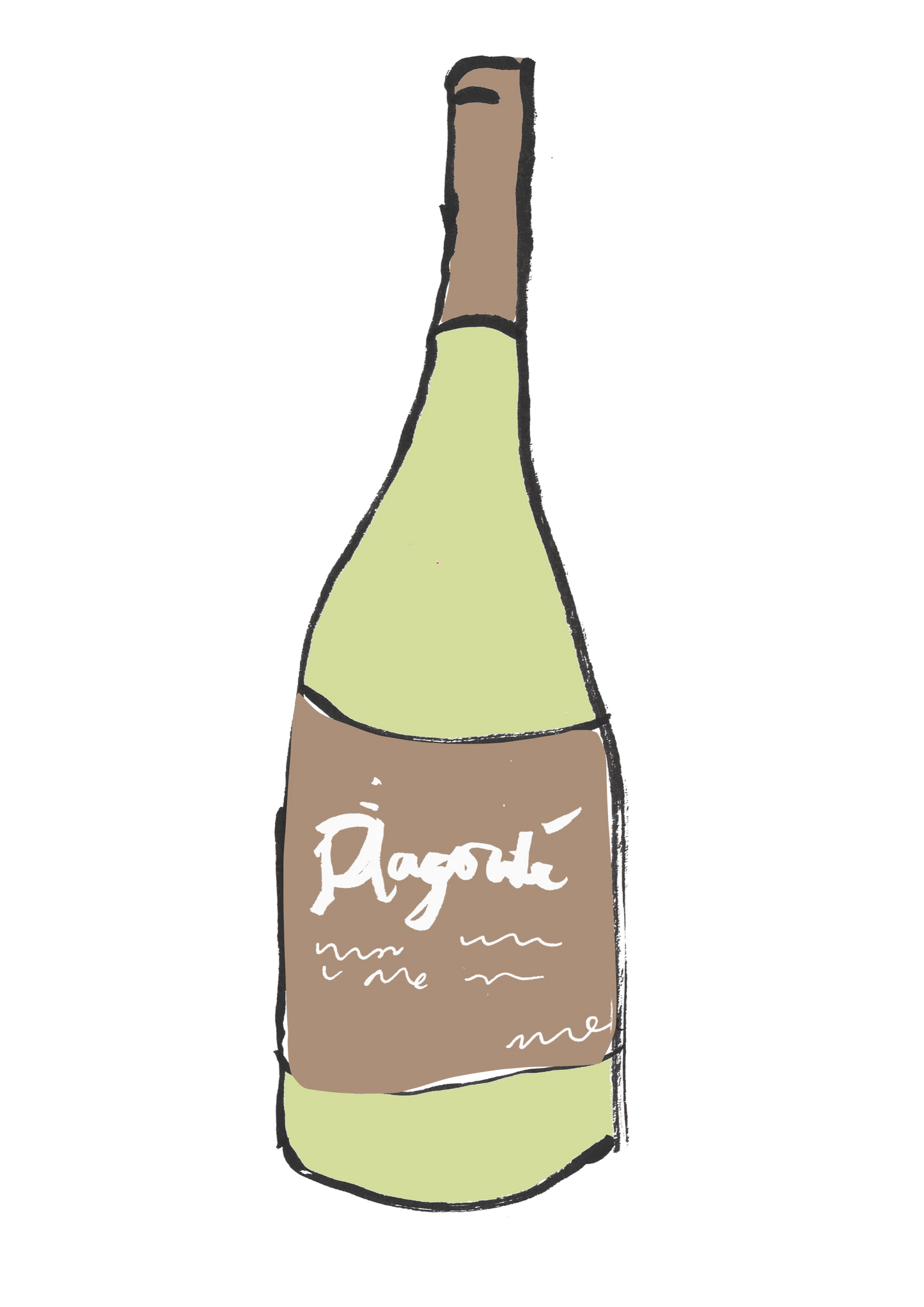 Ilagouté Mise Primeur, 2022 Sarnin Berrux Bottle illustration